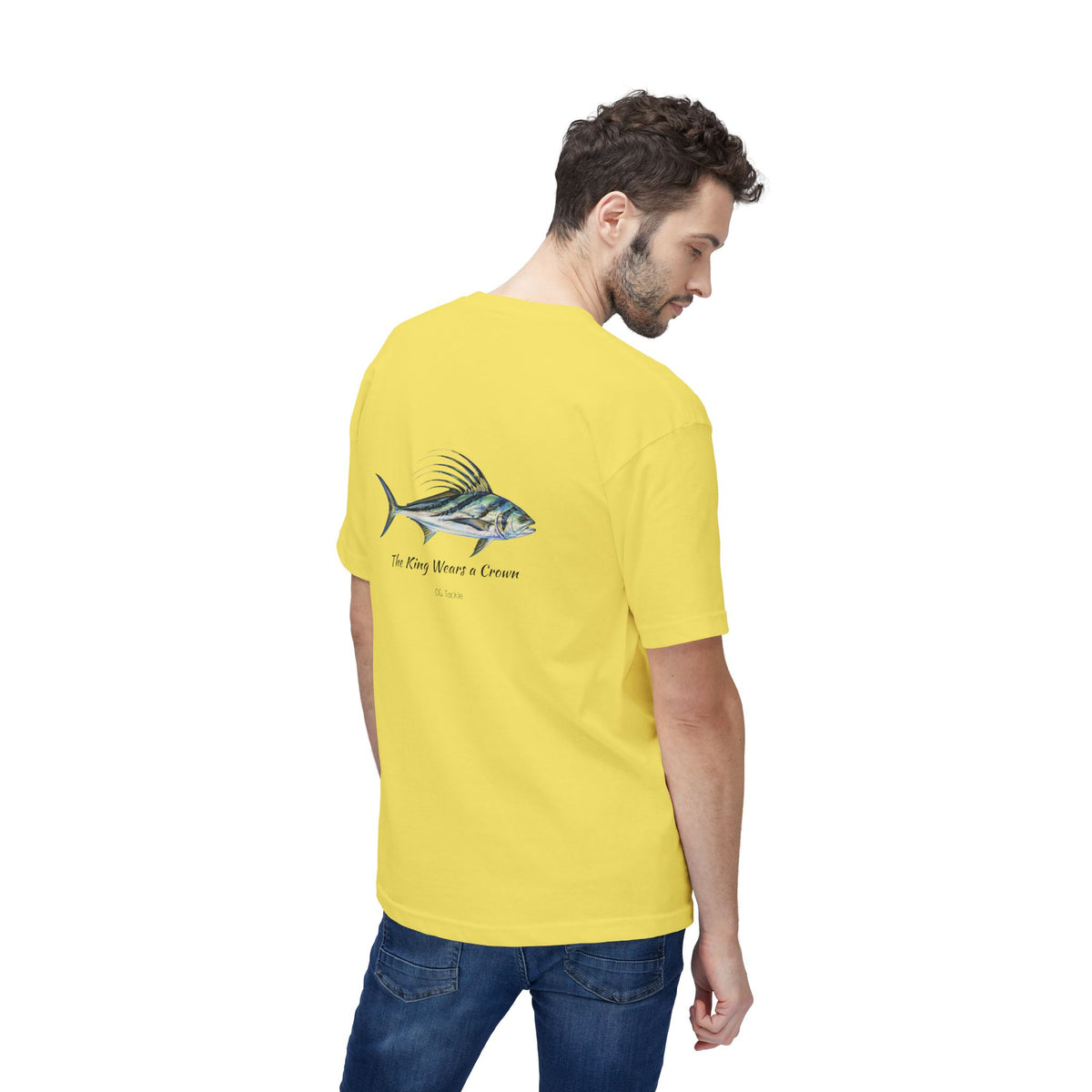 Sailfish Graphic T-Shirt — "The King Blows a Crown" Back Print