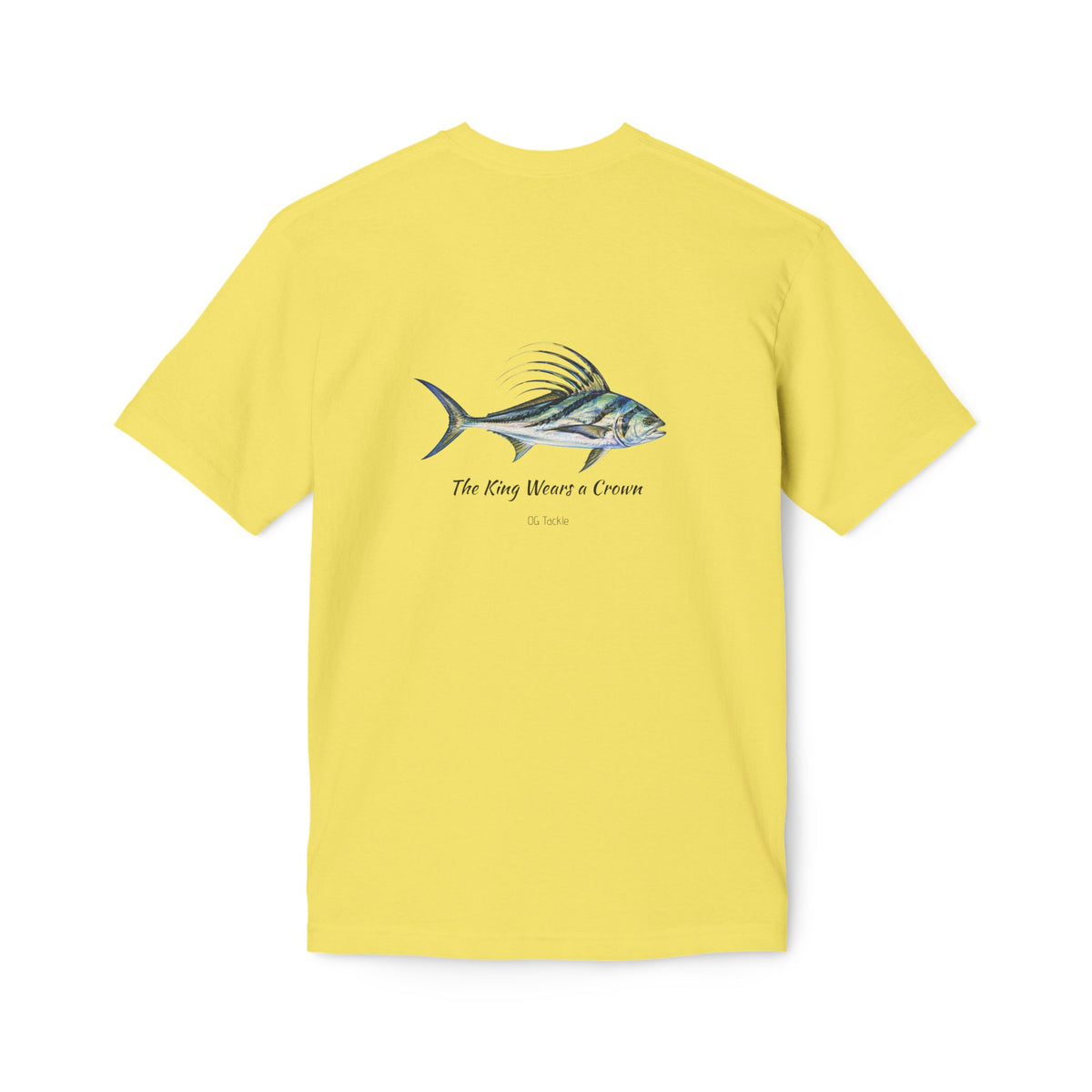 Sailfish Graphic T-Shirt — "The King Blows a Crown" Back Print