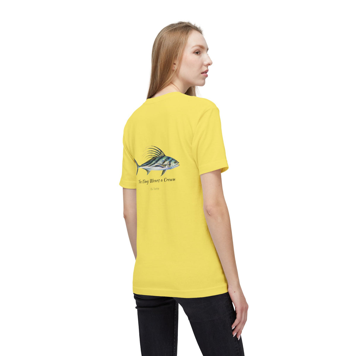 Sailfish Graphic T-Shirt — "The King Blows a Crown" Back Print